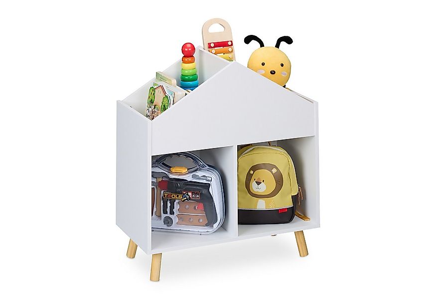 relaxdays Standregal Kinderregal Haus günstig online kaufen