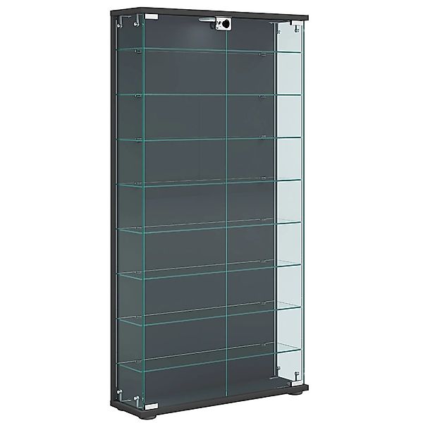 ebuy24 StelasL Vitrinenschrank 2 Türen Anthrazit günstig online kaufen