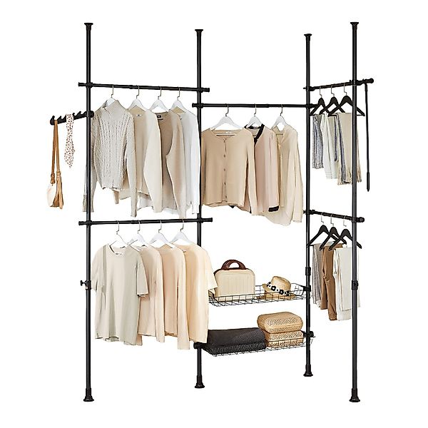 SoBuy Kleiderständer KLS04, Garderobenständer Kleiderschrank, verstellbares günstig online kaufen
