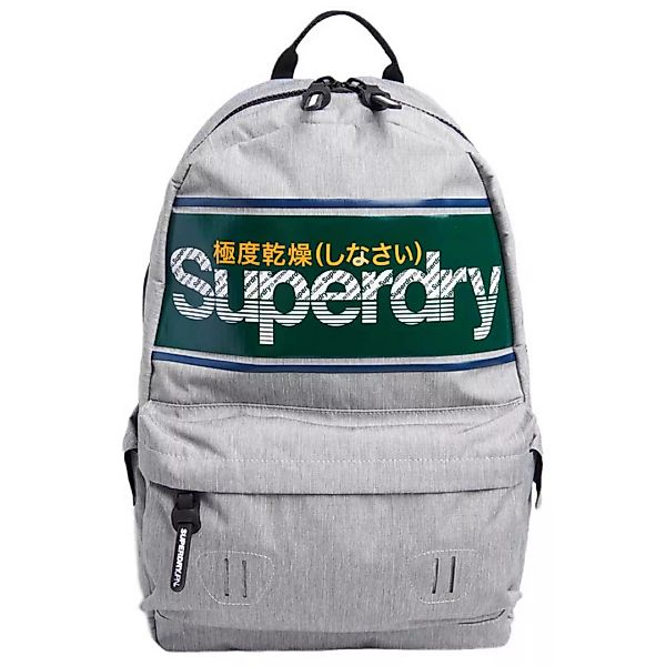 Superdry Stripe Logo Rucksack One Size Grey Marl günstig online kaufen