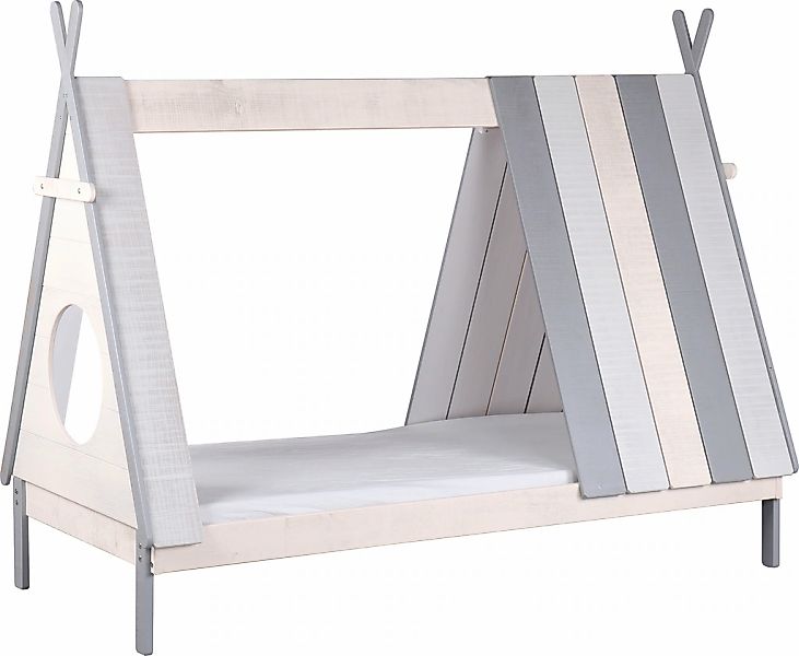 Lüttenhütt Hausbett »Drollig«, Kinderbett in skandinavischem Look günstig online kaufen