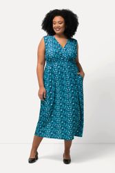 Ulla Popken Maxikleid Jerseykleid Punkte A-Linie günstig online kaufen