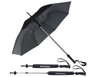 EuroSCHIRM® Stockregenschirm KOMPERDELL Teleskop-Wanderstock m. integrierte günstig online kaufen