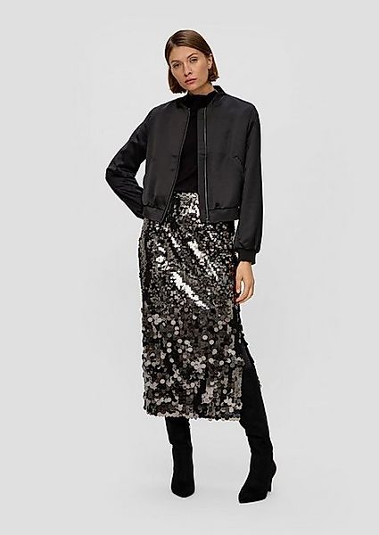 s.Oliver BLACK LABEL Maxirock Paillettenrock mit günstig online kaufen