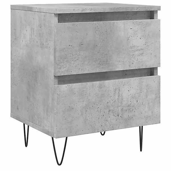 vidaXL Nachttisch Betongrau 40x35x50 cm Holzwerkstoff Modell 11 günstig online kaufen