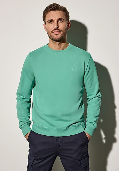 STREET ONE MEN Sweatshirt im soften Baumwoll-Mix günstig online kaufen