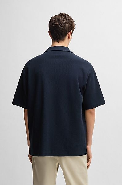 BOSS ORANGE Kurzarmshirt Pe mit Ton-in-Ton günstig online kaufen