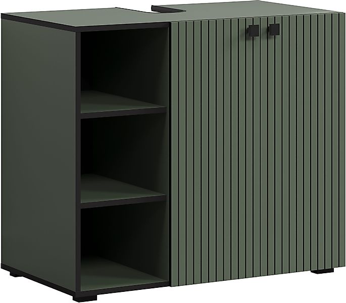 welltime Waschtisch "Amrum Waschbeckenunterschrank und Waschbecken" 2 Stk. günstig online kaufen