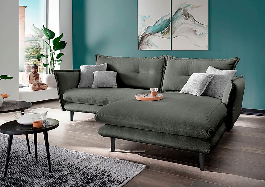 INOSIGN Ecksofa »Lazio modernes Design, bequem, schmale Armlehnen, OTTOs Ch günstig online kaufen