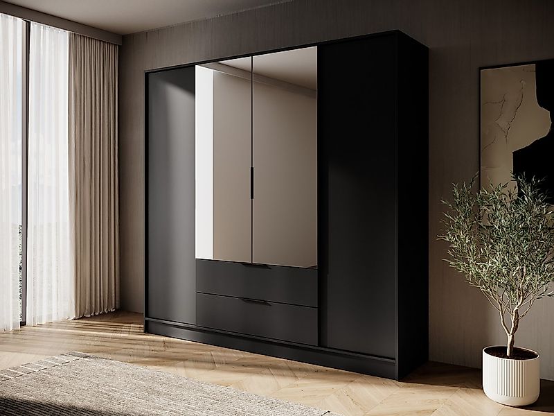 MOEBLO Drehtürenschrank SEVIA 200 (Moderner und funktionaler Schrank mit ve günstig online kaufen