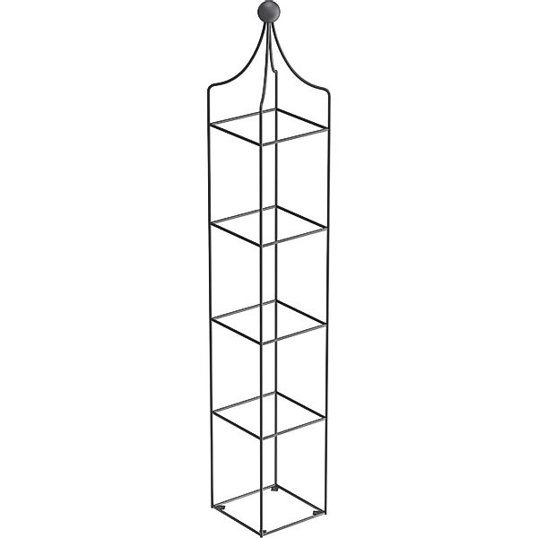 Eleo Rankobelisk Catania 150 cm x 29 cm Rankhilfe in pulverbeschichtet Anth günstig online kaufen
