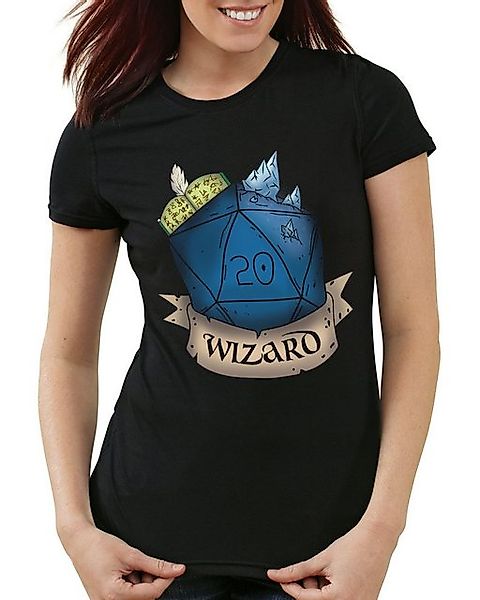 style3 T-Shirt Würfel Wizard dungeon and tabletop dragons d20 pen paper rol günstig online kaufen