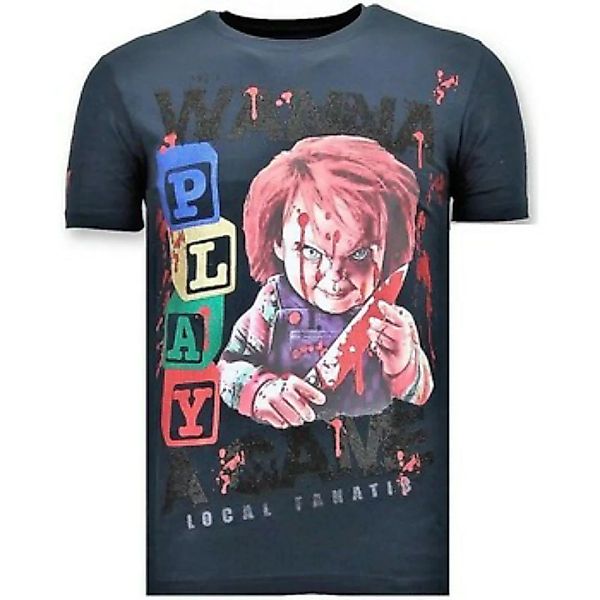 Local Fanatic  T-Shirt Chucky Childs Play Navy günstig online kaufen