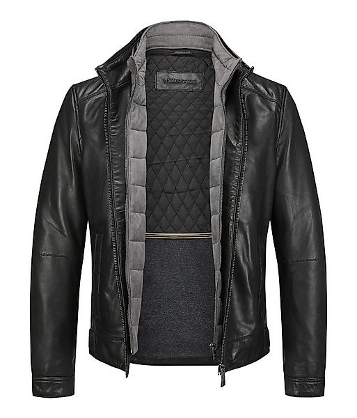 Milestone Lederjacke MSBarney aus Lammleder mit abnehmbarem Windschutz günstig online kaufen