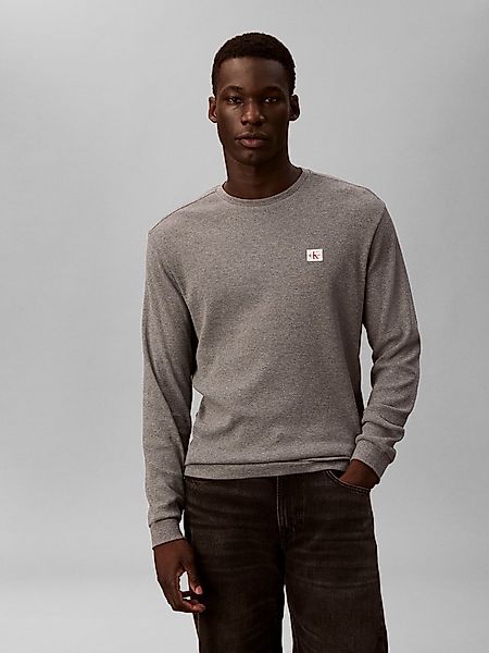 Calvin Klein Jeans Langarmshirt Mit Rundhalsausschnitt günstig online kaufen