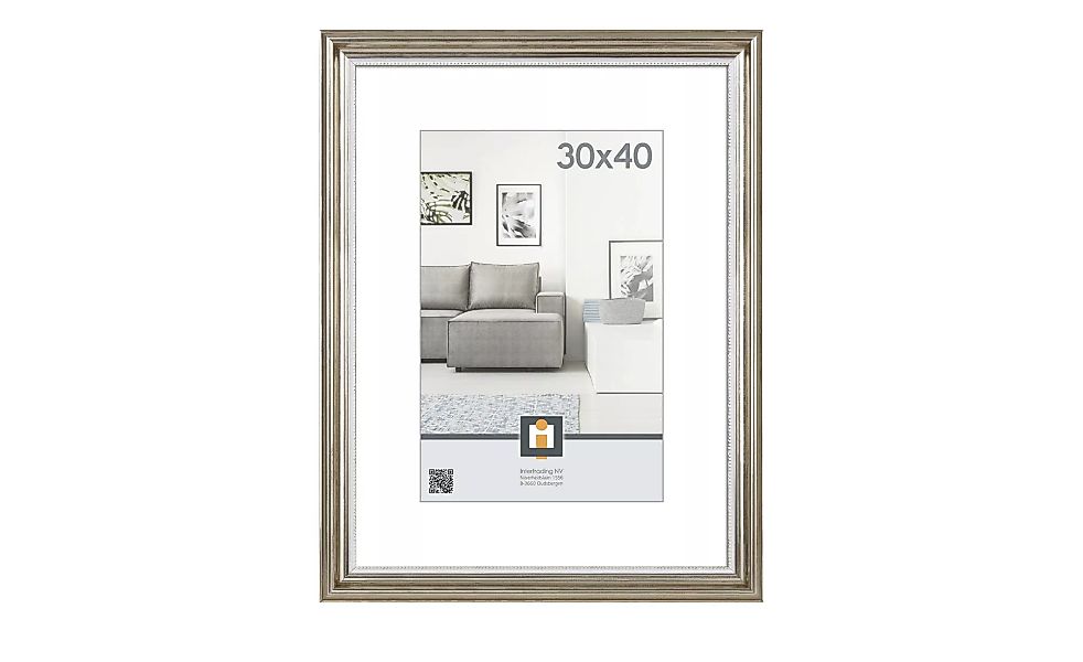 Kunststoffbilderrahmen 30x40 cm  Ponza - beige - 35 cm - 45 cm - 2 cm - Sco günstig online kaufen