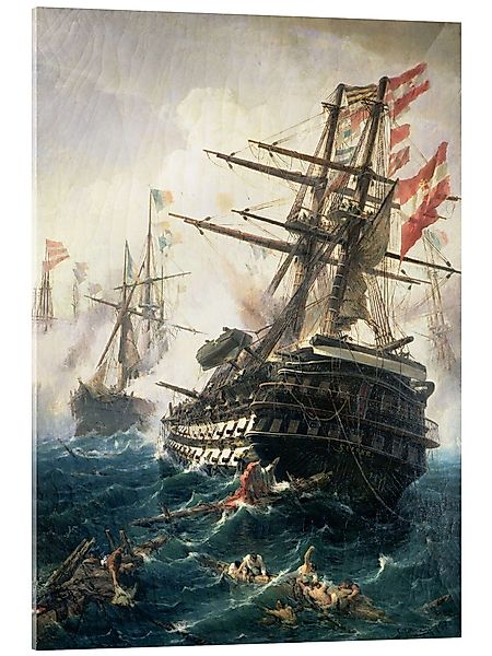 Posterlounge Wandbild Seeschlacht von Lissa, Constantin günstig online kaufen