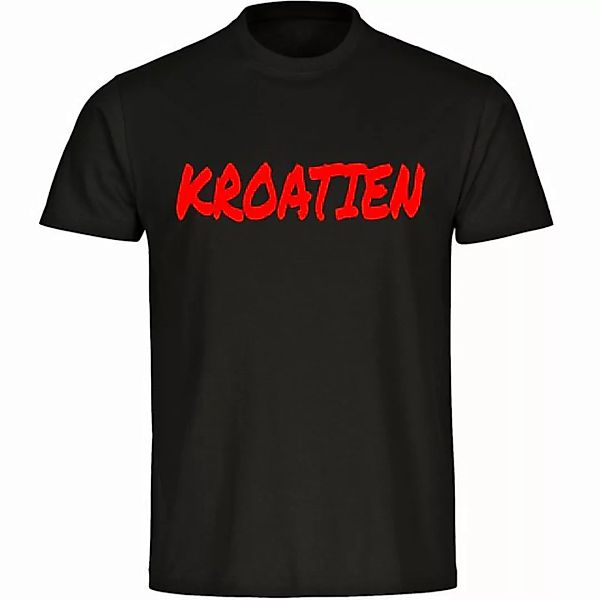 multifanshop T-Shirt Herren Kroatien - Textmarker - Männer günstig online kaufen