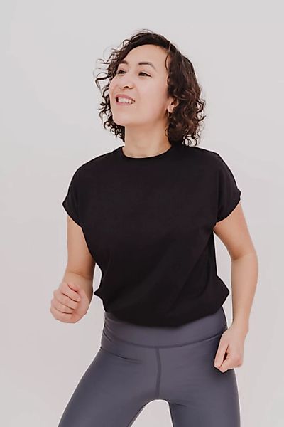 Damen T-shirt Aus Bio-baumwolle „Natural Me“ Besonnen Mindful Yoga Fashion günstig online kaufen