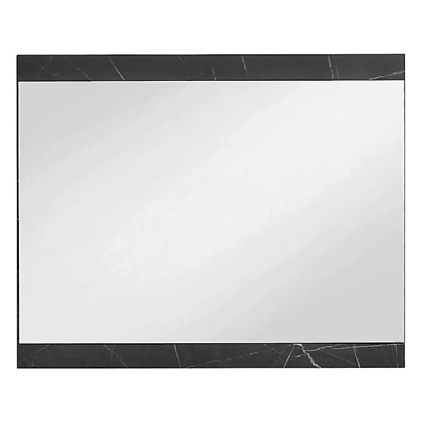 Wandspiegel Zypern schwarz Marmor Optik B/H/T: ca. 90x73x3 cm günstig online kaufen