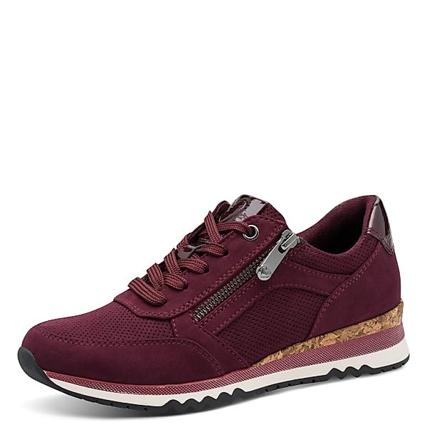MARCO TOZZI Keilsneaker, Freizeitschuh, Halbschuh, Schnürschuh mit Außenrei günstig online kaufen