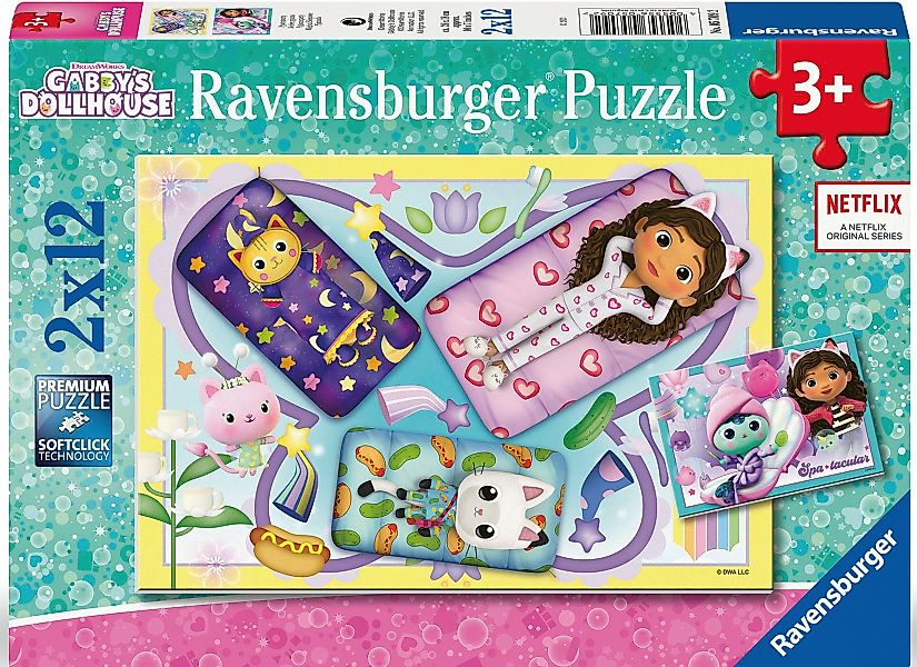Ravensburger Puzzle Gabby's Dollhouse, 2x12, 24 günstig online kaufen