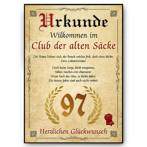 Tigerlino Poster Geburtstag Mann Geschenk Lustige günstig online kaufen