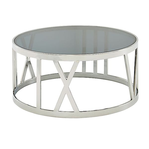 FINEBUY Couchtisch Couchtisch Glas Metall Sofatisch günstig online kaufen
