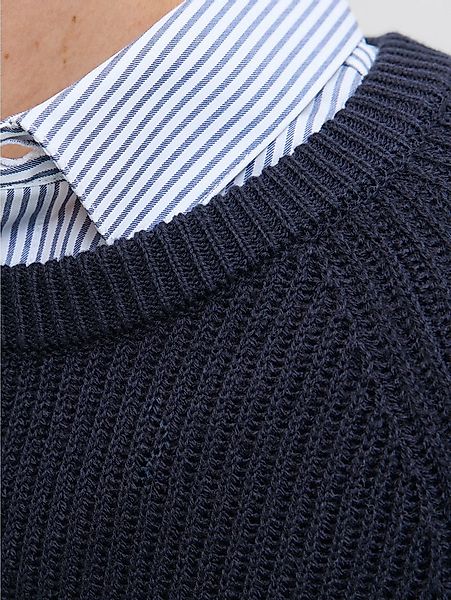 Jack & Jones PlusSize Strickpullover JJPANNEL KNIT CREW NECK AW25 PLS günstig online kaufen