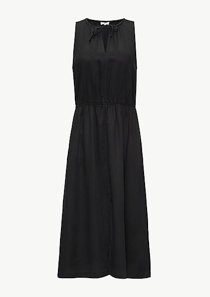 s.Oliver Maxikleid Midi-Kleid aus Lyocell mit günstig online kaufen