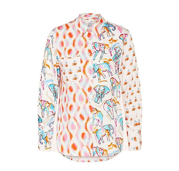 Emily Van Den Bergh Hemdbluse Mustermix aus geometrischem Print, Kirschen u günstig online kaufen