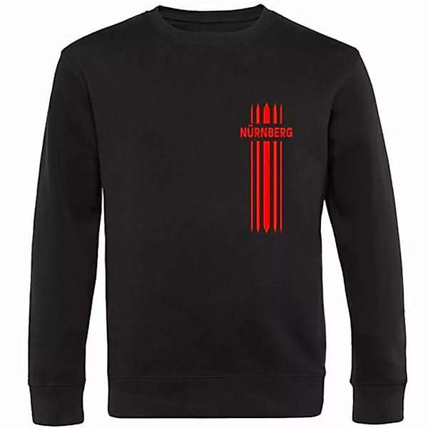 multifanshop Sweatshirt Nürnberg - Streifen - Pullover günstig online kaufen