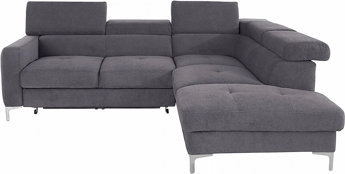 COTTA Polstergarnitur Sammy, (Set), Set: bestehend aus Ecksofa und Hocker, günstig online kaufen