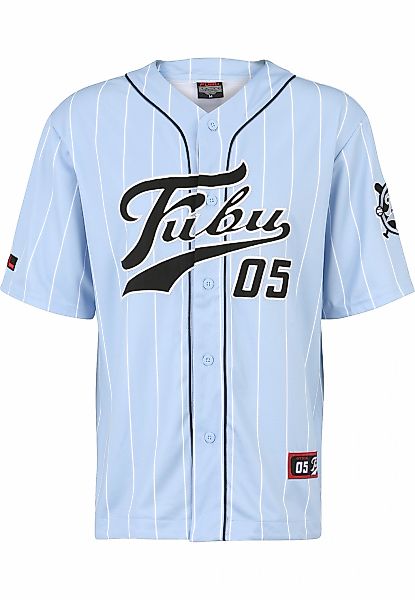 Fubu T-Shirt "Fubu Herren FM232-003-3 FUBU Varsity Pinstripe Baseball Jerse günstig online kaufen