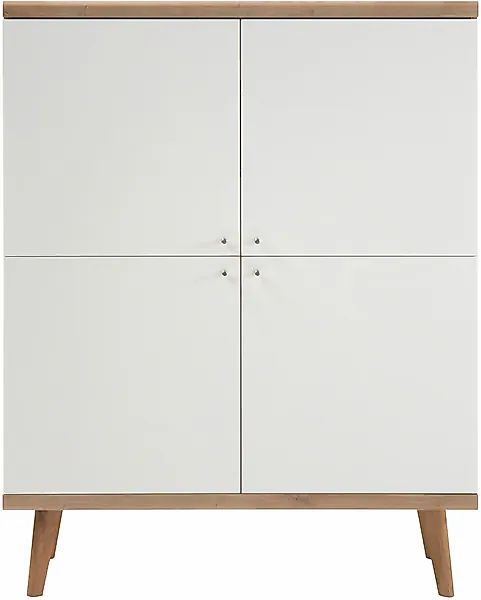 Home affaire Highboard "Merle" Scandi Design, Breite 107 cm günstig online kaufen
