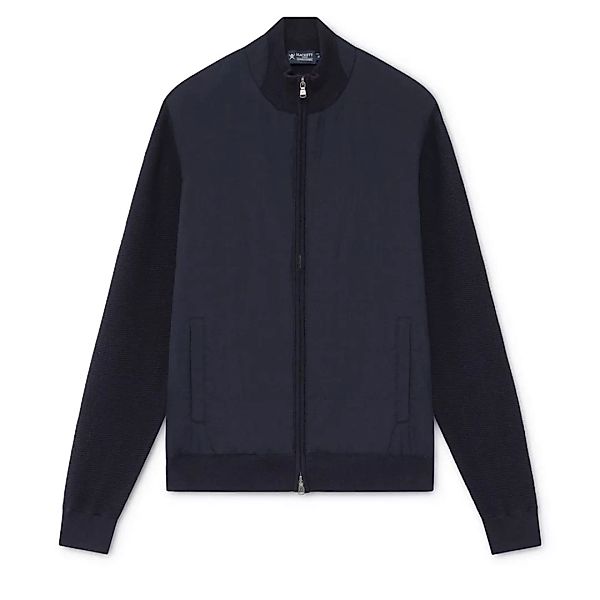Hackett Stoff Front Full Zip Pullover Mit Durchgehendem Reißverschluss L Na günstig online kaufen