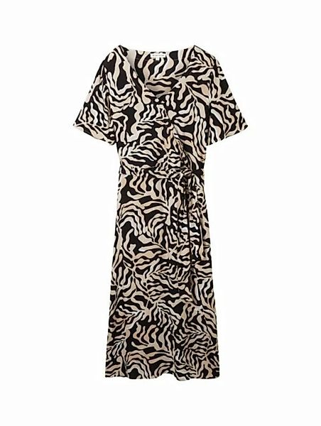 TOM TAILOR Chiffonkleid printed wrap dress günstig online kaufen