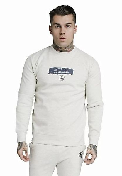 Siksilk Sweater SikSilk Herren Pullover TAPE CREW SWEAT SS-17207 Light Grey günstig online kaufen