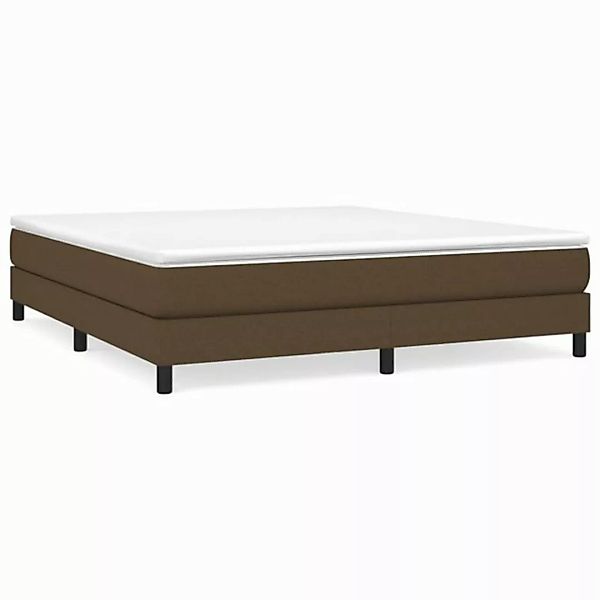 furnicato Bett Bettgestell ohne Matratze Dunkelbraun 180x200 cm Stoff (1-tl günstig online kaufen