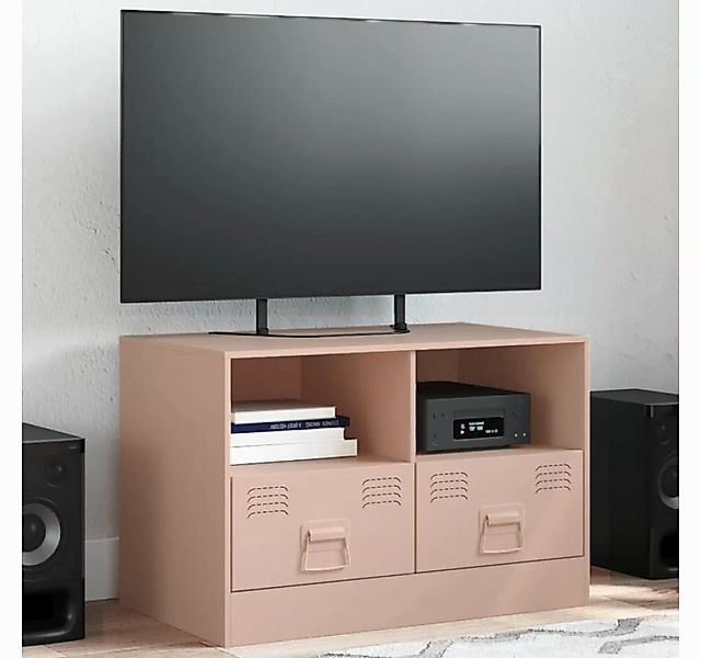 vidaXL Schrankmodule TV-Schrank Rosa 67x39x44 cm Stahl günstig online kaufen