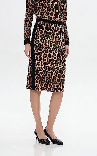 Passioni Midirock mit Animalprint günstig online kaufen