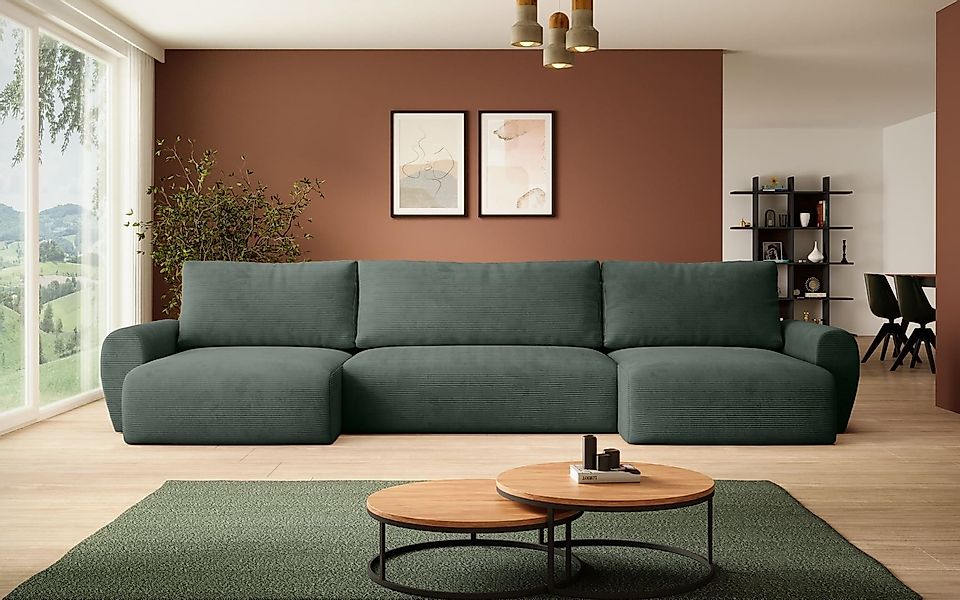 Beautysofa Ecksofa POSS U, mit Schlaffunktion, günstig online kaufen