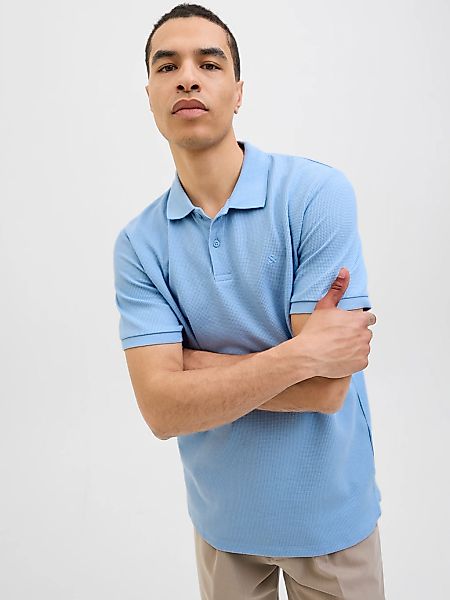 Jack & Jones Poloshirt JJEAUSTIN POLO SS NOOS Materialmix, regular fit günstig online kaufen