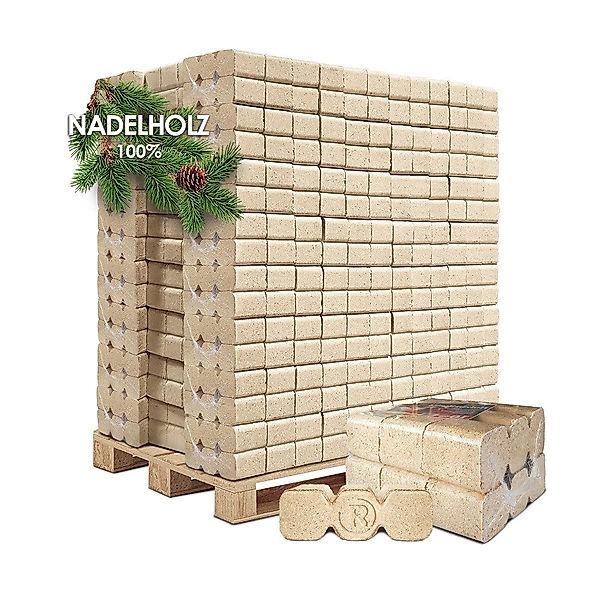 JSM-Brennholz Holzbriketts Uckermark Holzbriketts auf Palette, günstig online kaufen