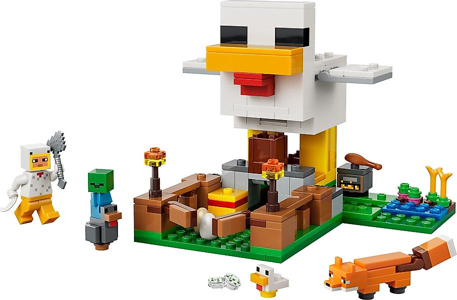 LEGO® Minecraft 21585 Hühnerfarm Spielbausteine, (Set, 233 St., Set) günstig online kaufen