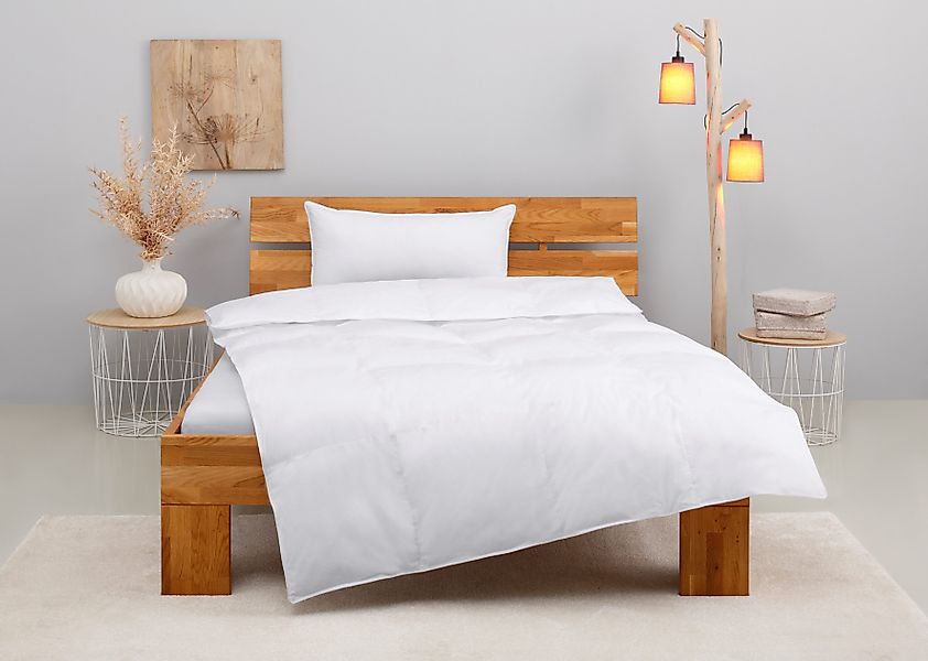 Home affaire Kunstfaserbettdecke + Kopfkissen »Taylore Set: 1 Bettdecke 135 günstig online kaufen