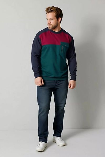 John F. Gee Fleecejacke Sweatshirt aus reiner Baumwolle günstig online kaufen