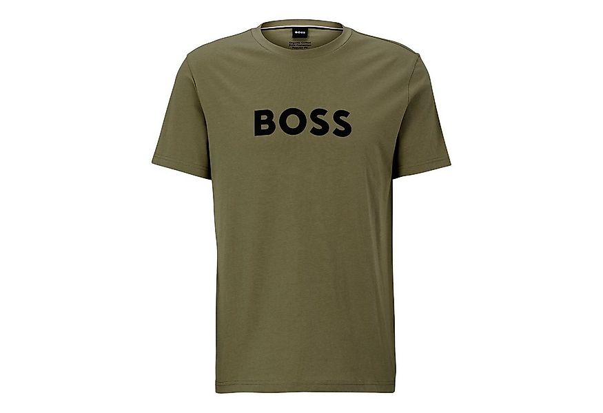 BOSS T-Shirt T-Shirt RN mit großem Markenprint auf der Brust günstig online kaufen
