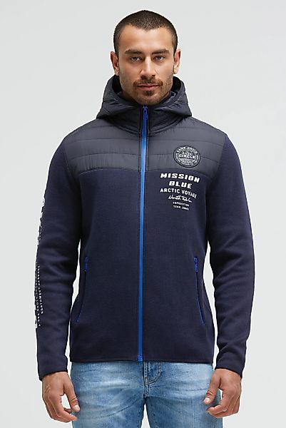 CAMP DAVID Kapuzenstrickjacke, mit Stehkragen günstig online kaufen
