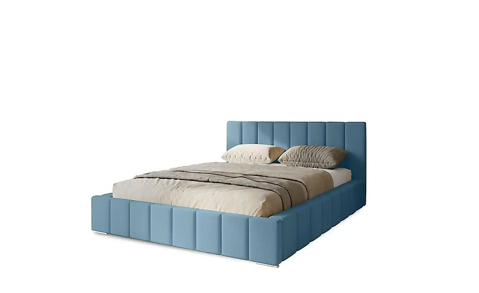 Polsterbett mit Stauraum Margate ¦ blau ¦ Maße (cm): B: 135 H: 100 Betten > günstig online kaufen